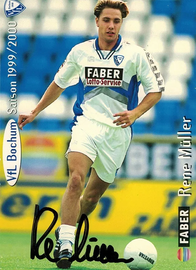 Autogrammkarte René Müller, VfL Bochum, Saison 1999/00